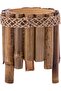 Wooden Flower Pot 12Cm X 12Cm X 15Cm Beige