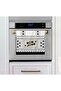 Bonjour Bee Honeycomb Themed Geometric Design Laser Cut Oven Cover