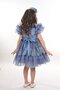 Princess Girls' Dress with Lace and Tulle Detail_M2402 - 5
