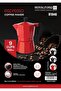 450ml Aluminum Espresso Coffee Maker – Stay Cool Handle, Gas & Electric Stove Compatible - 6