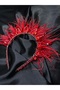 Crystal Stone and Camel Hair Wedding Engagement Promise Henna Bridal Crown - 2