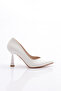 3700 Women's Pointed Toe Heeled Shoes White