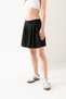 Woman's Black Skirt with Elastic Waist and Floor-Length Shorts - 5