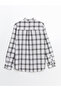 Regular Fit Long Sleeve Plaid Gabardine Men's Shirt - 6