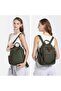 Washed Leather Backpack Women's Bag 21K Barcelona 1922 - 5