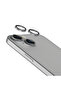 Lucent Duo 9H Hardness Camera Lens Protector For iPhone 15 / 15 Plus - Silver - 4