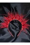 Crystal Stone and Camel Hair Wedding Engagement Promise Henna Bridal Crown - 5
