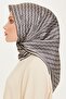 Geometric Patterned Twill Saf Silk Scarf 9226D 81 - 3