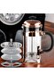 French Press 350 ml Red Gold (Düz-350B)