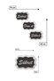 Black Wood Silver Plexi Patience Gratitude Prayer Wall Decor 30x20 Table for Living Room Living Bedroom - 3