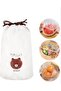 100 Pieces Elastic Freshness Preserving Pot Plate Flexible Strech Lid and Hair Cap - 2