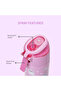 Insulated Steel Water Bottle w/ Spray Pink - 640ml - 5