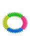 2-Piece Dog Play Set Serrated Bagel and Bone Shaped Teeth Cleaner Scratcher Fun Toy - 5