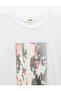 Short Sleeve Crew Neck White Women's T-Shirt 5Sak50118Ek - 3