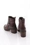 10010 Women's Zipper Detailed Heeled Boots - 3