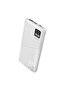 Blue 10000Mah  Powerbank Type-C Usb A And Micro With Digital Display- White - 2