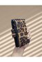 Women's Leopard Small Wallet 011 Card Holder with Zipper - 3