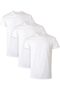 Crewneck T-Shirt Mens Hanes 2135-3Pcs White