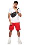 V-Neck T-Shirt Mens Hanes 777SDG 3Pcs White - 4