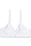 Hanes Women's Convertible Seamless Wire Free Bra G795 White - 2