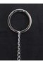 Yoga Meditation Themed Steel Keychain with Yoga Pose Yoga Human Figure - 6