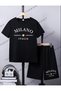 Milan Italian Printed Tshirt-Shorts Bottom-Top Suit
