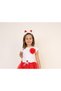 Tie-Up Red Floral Girl's T-Shirt April 23 October 29 November 10 May 19 Show Clothes - 5
