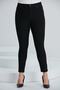 Women's Summer Large Size Cotton Trousers 1369 Black - 3