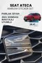 Seat Ateca Emblem Plating Sticker Set - Gloss Black / Makeup after 2021