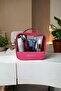 Makeup Bag Makeup Supplies Organizer with Clear Panels 22X20 cm - 2