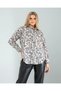 Ecru Leopard Pattern Shirt