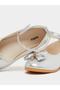 Embellished Accent Ankle Strap Ballerina Shoes with Buckle Closure - 3