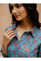 Floral Printed Spread Collar Shirt with Trousers Co-Ords - 6
