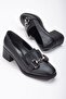 Women's Classic Shoes with Elastic Buckle - 2