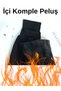 Men's Baddal Large Size Black Thermal Plush Leggings Underwear Fur Fleece Plush Fleece Furry Underwear - 7