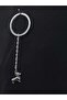 Cute Pet Model Steel Keychain with Dog Figure Daily Jewelry Accessory Durable - 6