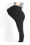 Men's Baddal Large Size Black Thermal Plush Leggings Underwear Fur Fleece Plush Fleece Furry Underwear - 3