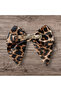 Back to School Elegant and Stylish Handmade Leopard Clip Bow Hairpin - 2