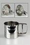 Stainless Metal Flour and Sugar Sieve 250 Gr Capacity Practical Sieve