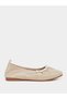 Faux Pearl Embellished Ballerina Shoes - 2