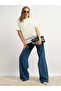Lace Hem Round Neck Boxy Fit T-Shirt