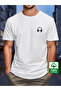 Unisex Music Printed Crew Neck Oversize T-Shirt