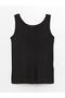 Black Maternity U Neck Plain Tank Top (S4) - 6