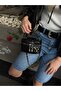 Faux Leather Almira Women's Crossbody Bag Black - 4