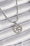 Pole Star Necklace with Silver Steel Italian Chain Zircon for Elegant Woman - 2