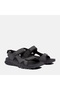 Men's Lincoln Peak Double Strap Black Sandals - 4