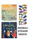 Car Sticker with Gift - Preschool Illustrated Books Fairy Tales - Maze Book - SEVGİNİN GÜCÜ