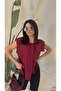 Women's Double Pocket Sleeveless Shirt - 5