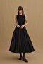 Gode Detailed Layered Skirt Black - 4