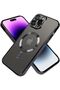 Case for iPhone 14 Pro Max with Camera Lens Protector, MagSafe, Anti-Scratch, Shockproof, Black - 4